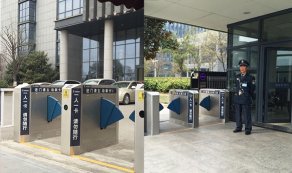 徐州市政府行政服務中心7個出入口訪客22個行人通道閘機（支持市民卡卡片）
